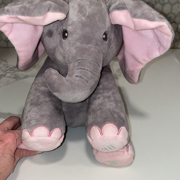 Dimple The Talking Elephant Kaia Animated Sing Play Modes Pink Gray Toy 10” - Picture 5 of 8